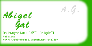 abigel gal business card